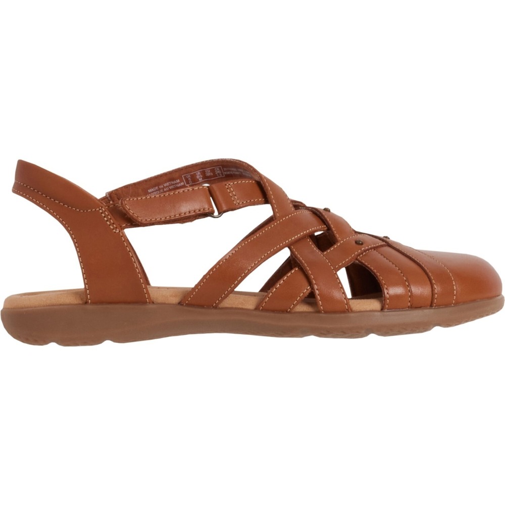 Clarks Women's Elizabelle Sea Fisherman Sandal Leather Comfort Summer‎ Shoe 7.5M - Picture 5 of 6